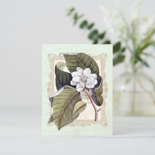 ビューティフルホワイトマグノリアフォーマルディナーパーティー 招待状 (スタンド正面)