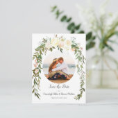 ビューティフルホワイトローズフローラ セーブザデート (スタンド正面)