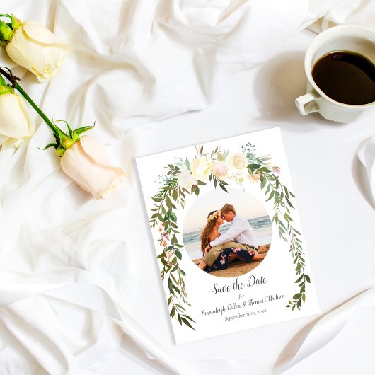 ビューティフルホワイトローズフローラ セーブザデート