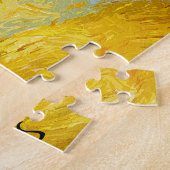 ビューティフルホンジュラス海ビュー絵を描油 ジグソーパズル (側面)