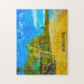 ビューティフルホンジュラス海ビュー絵を描油 ジグソーパズル (縦)