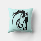 ビューティフルホースデザイン装飾用クッション クッション (裏面)