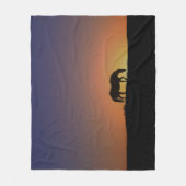 ビューティフルホースブランケット フリースブランケット (正面)