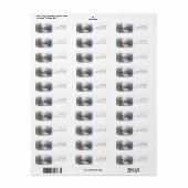 ビューティフルホースマネ差出人住所 ラベル (フルシート)