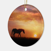 ビューティフルホースメモリアルオーナメント セラミックオーナメント (左)