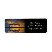 ビューティフルホース差出人住所 ラベル (正面)