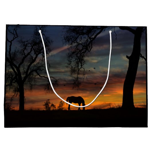 ビューティフルホース抱き枕 ラージペーパーバッグ (裏面)