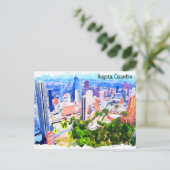 ビューティフルボゴタコロンビシティパノラマビュー ポストカード (スタンド正面)