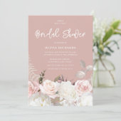 ビューティフルボタニカルバラオールシーズンズブライダルシャワー 招待状 (スタンド正面)