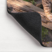 ビューティフルボブキャット野生生物愛好名前をカスタムする マウスパッド (コーナー)