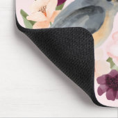 ビューティフルボヘミアンスタイルウォーターカラーバード&ブランチ マウスパッド (コーナー)