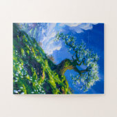 ビューティフルボンサイツリーオン春ヒル ジグソーパズル (横)