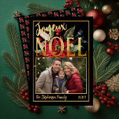 ビューティフルポインセチア&ベリージョユーノエル 箔シーズンカード