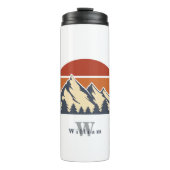 ビューティフルマウンテンサンセットモノグラム タンブラー (正面)