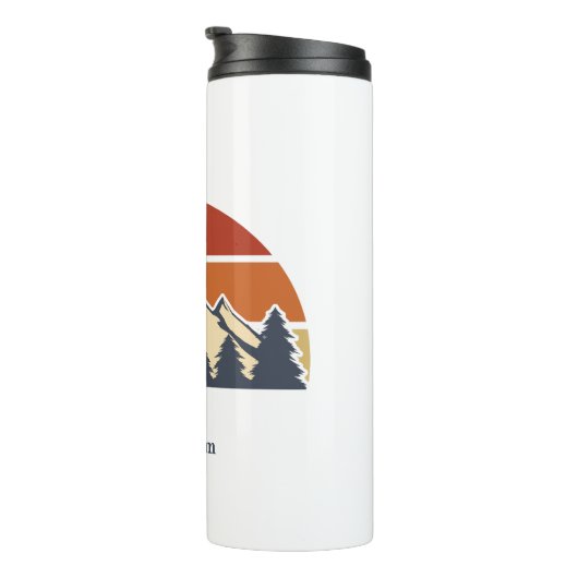 ビューティフルマウンテンサンセットモノグラム タンブラー (回転右)