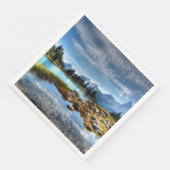 ビューティフルマウンテンメドウシーナリー紙ナプキンス (コーナー)