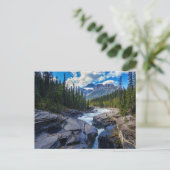 ビューティフルマウンテンリバー自然景観 ポストカード (スタンド正面)