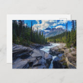 ビューティフルマウンテンリバー自然景観 ポストカード (正面/裏面)