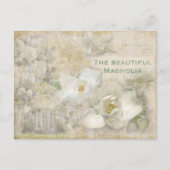 ビューティフルマグノリアヴィンテージコラージュ ポストカード (正面)