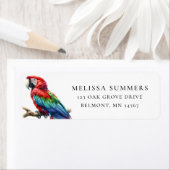 ビューティフルマコー差出人住所ラベル ラベル (インサイチュ)