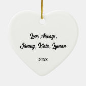 ビューティフルマザーズデイパープルバラ セラミックオーナメント (裏面)