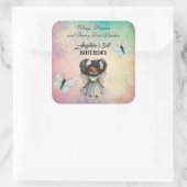 ビューティフルマジカルフェアリー誕生日 スクエアシール (バッグ)