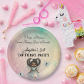 ビューティフルマジカルフェアリー誕生日 ペーパープレート (パーティー)