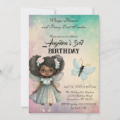 ビューティフルマジカルフェアリー誕生日 招待状 (正面)