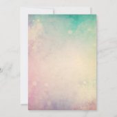 ビューティフルマジカルフェアリー誕生日 招待状 (裏面)