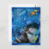 ビューティフルマラマーメイドはがき ポストカード (正面/裏面)