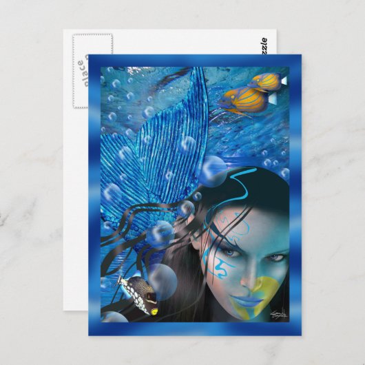 ビューティフルマラマーメイドはがき ポストカード (正面/裏面)