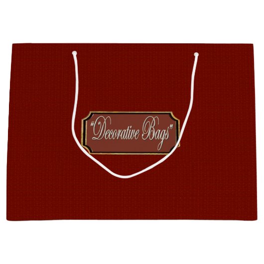 ビューティフルマルーンラージ抱き枕 ラージペーパーバッグ (正面)