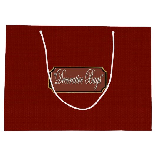 ビューティフルマルーンラージ抱き枕 ラージペーパーバッグ (裏面)