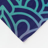 ビューティフルマンダラプリントフリースブランケット フリースブランケット (角)