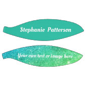 ビューティフルマーメイドティール(緑がかった色)グリッターカスタムきらめく バスケットボール (パネル)