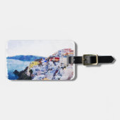 ビューティフルミコノスギリシャパノラマビューヴィンテージ ラゲッジタグ (正面横)