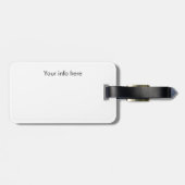 ビューティフルミコノスギリシャパノラマビューヴィンテージ ラゲッジタグ (裏面横)