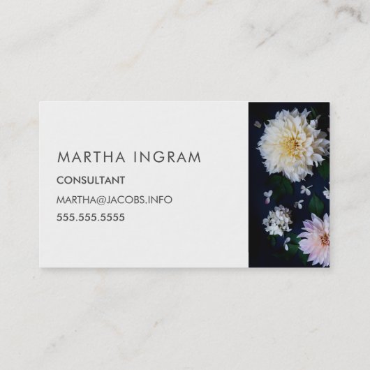 ビューティフルムーディードリアデザイン 名刺 (裏面)