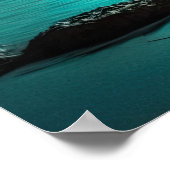 ビューティフルムーンビーチ海スターリーナイト ポスター (角)