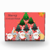 ビューティフルメリークリスマスデザイン フォトブロック (正面)