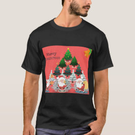 ビューティフルメリークリスマスデザイン Tシャツ