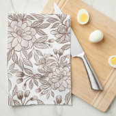 ビューティフルモチャムースヴィンテージフローラ キッチンタオル (四つ折り)
