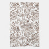 ビューティフルモチャムースヴィンテージフローラ キッチンタオル (縦)