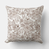 ビューティフルモチャムースヴィンテージフローラ クッション (正面)