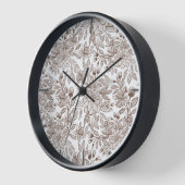 ビューティフルモチャムースヴィンテージフローラ 壁時計 (傾斜)