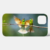 ビューティフルモットバードオンブランチ Case-Mate iPhoneケース (裏面 (横))