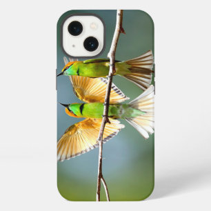 ビューティフルモットバードオンブランチ iPhone 13ケース