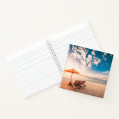ビューティフルモルディブビーチサンセット ノートブック (内部)