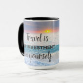 ビューティフルモルディブビーチサンセット マグカップ (正面左)