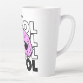 ビューティフルユニークピンクドッグスタイルラテマグ カフェラテマグ (右)